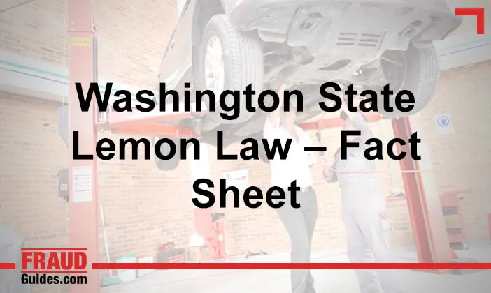 Washington State Lemon Law – Fact Sheet